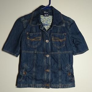 🍀⚡🍀 Bershka denim jacket short sleeve